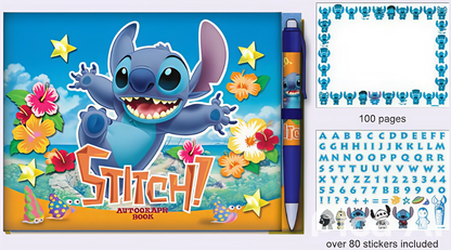 Stitch Deluxe Autograph Book with Pen