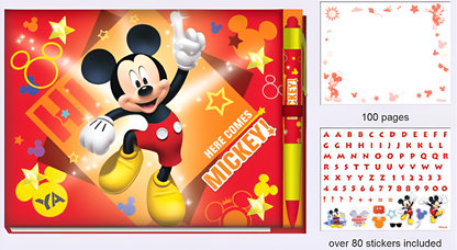 Mickey Deluxe Autograph Book with Pen