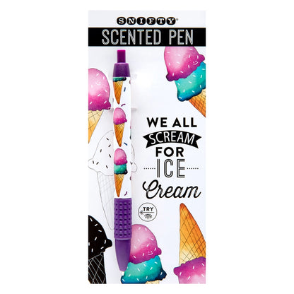 Ice Cream Scented Pen Carded - Set of 6