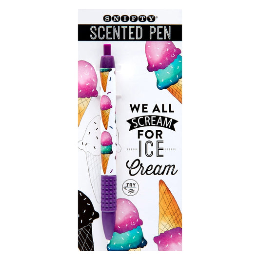 Ice Cream Scented Pen Carded - Set of 6