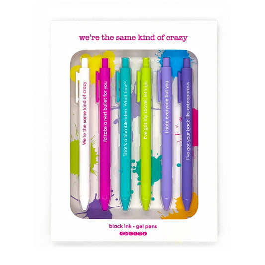 Same Kind of Crazy - Quotable Gel Pen Set