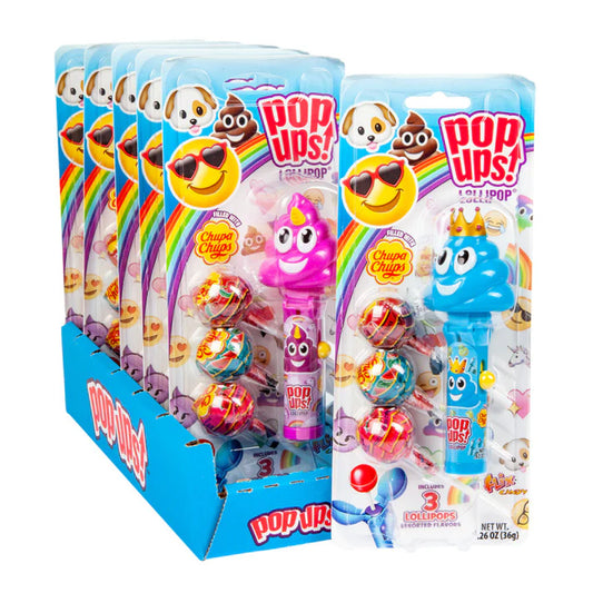 POP UPS EMOJI LOLLIPOP 36ct