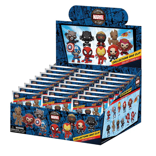 Marvel 85th Core Comic 3D Foam Bag Clip