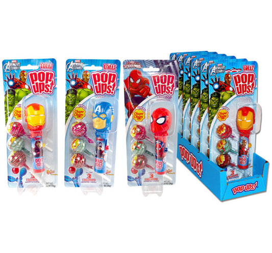 POP UPS AVENGERS LOLLIPOP 36ct