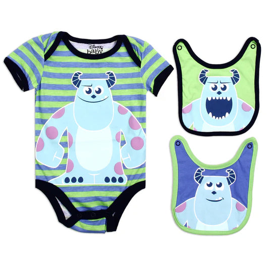 MONSTERS INC Boys 3-Piece Creeper Set