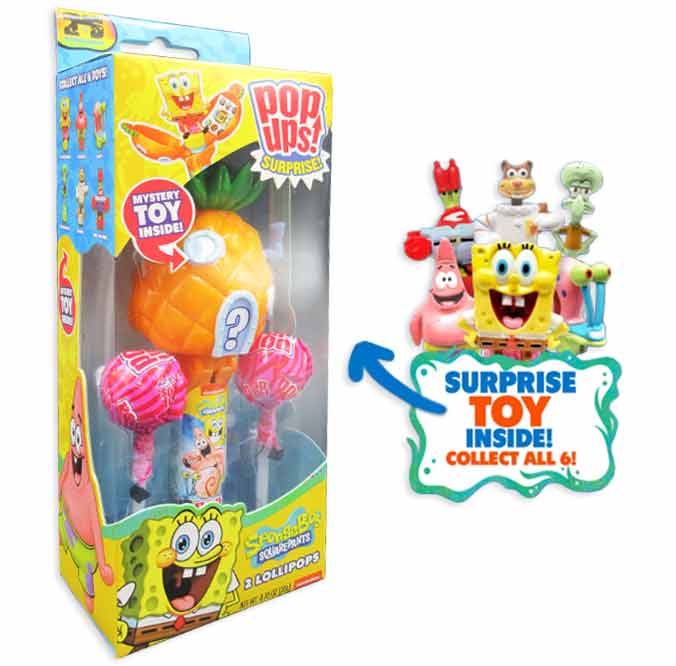 POP UPS SPONGEBOB SQUAREPANTS SURPRISE 24ct