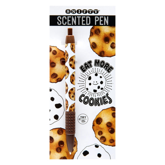 Chocolate Chip Cookie Scented Pen Carded - Set of 6