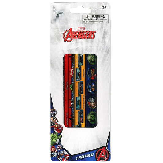 Avengers 6pk Pencil