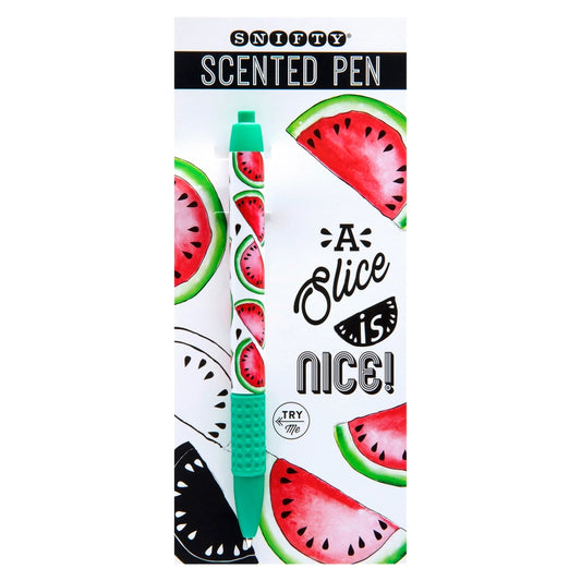 Watermelon Scented Pen Carded - Set of 6