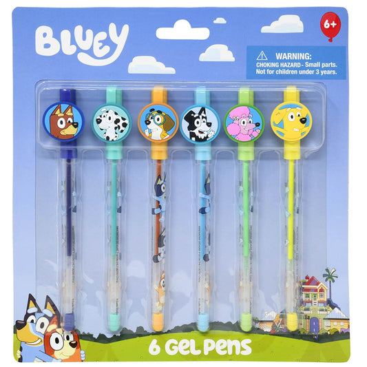 Bluey 6pk Gel Pens