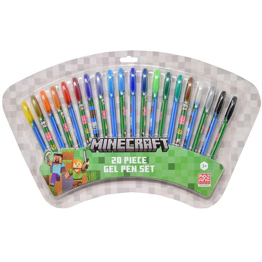 Minecraft 20pk Gel Pens