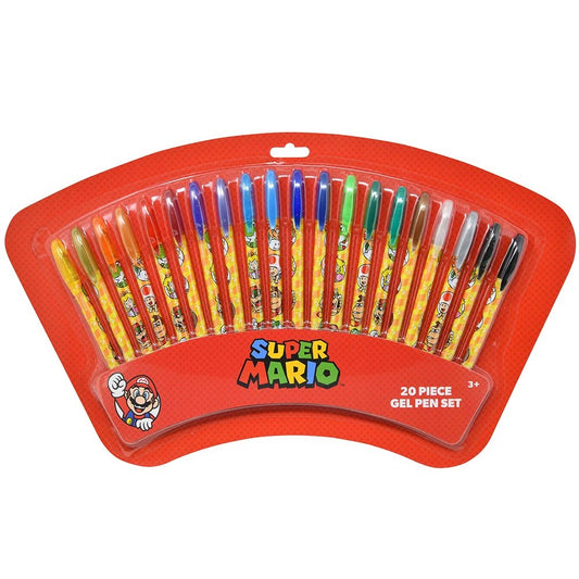 Mario 20pk Gel Pens