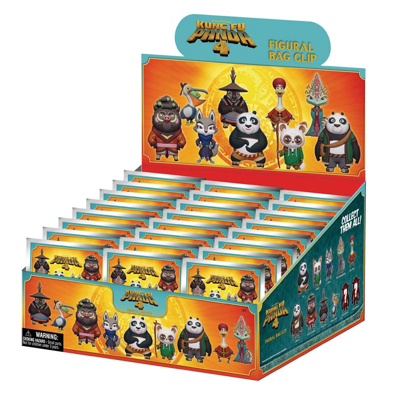 Kung Fu Panda Movie 4 3D Foam Bag Clip