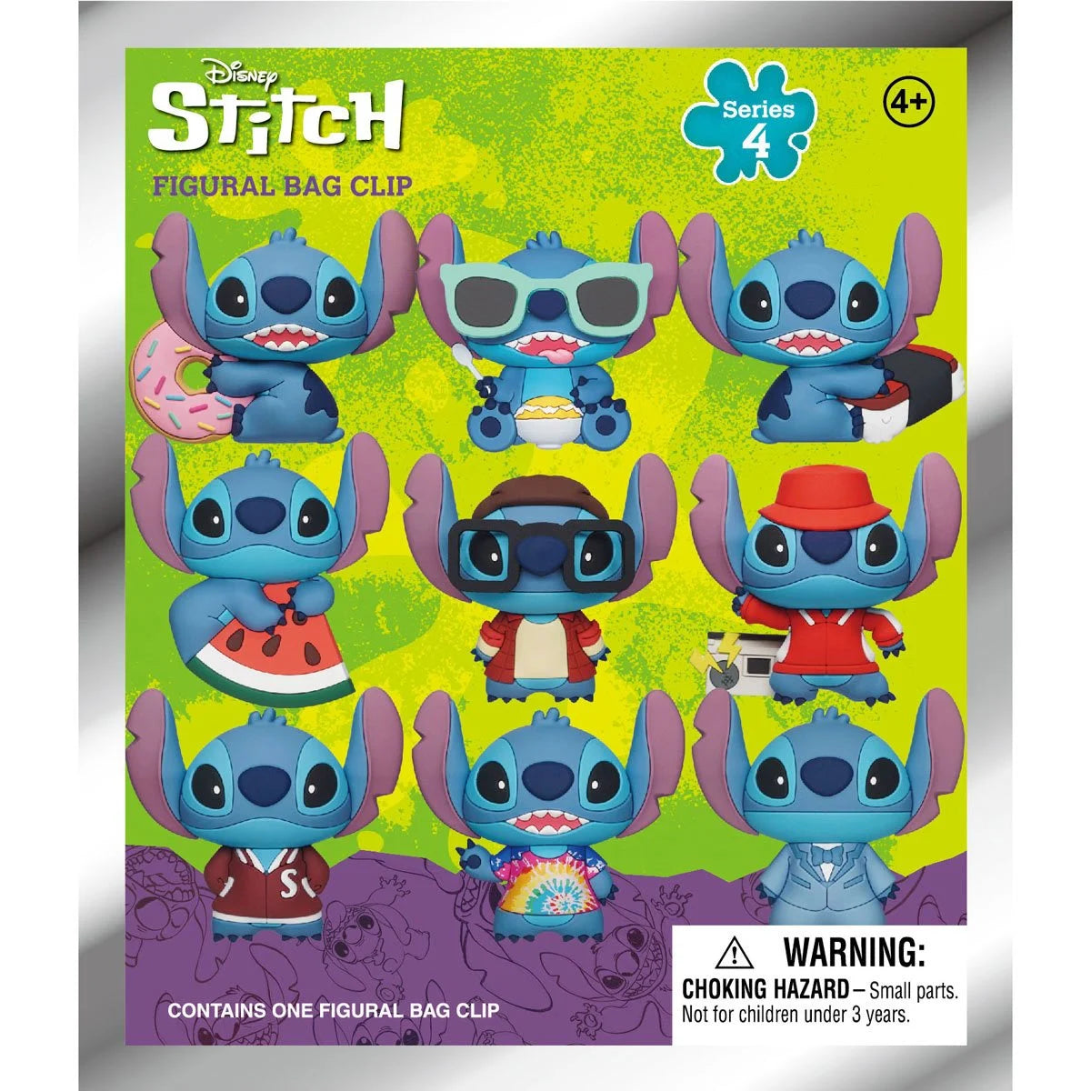 Disney Stitch 3D Foam Bag Clip
