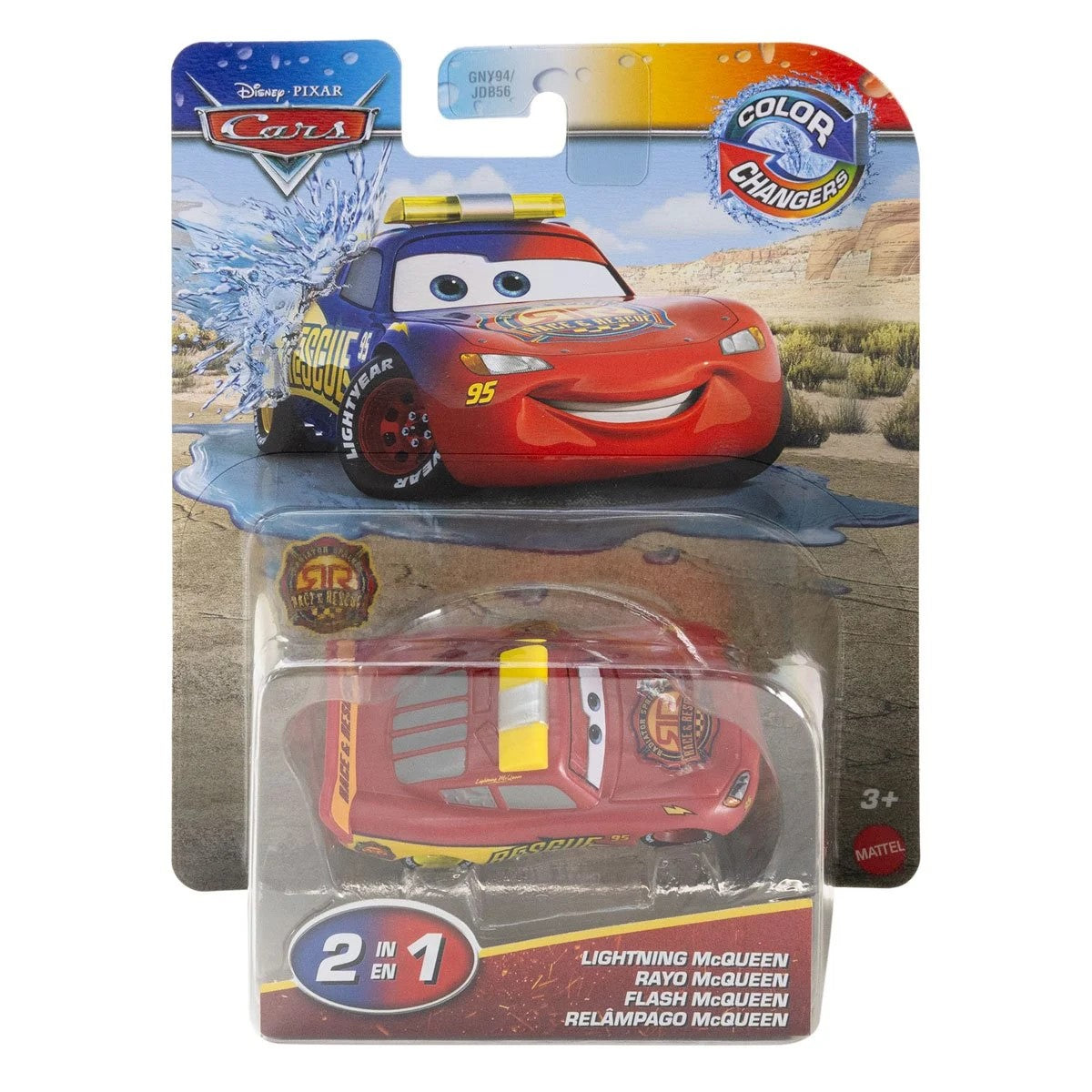 Cars Color Changers 1:55 Scale 2025 Wave 4 Case of 8
