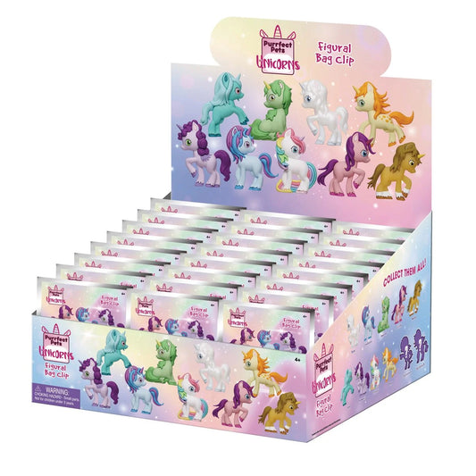 Unicorns 3D Foam Bag Clip