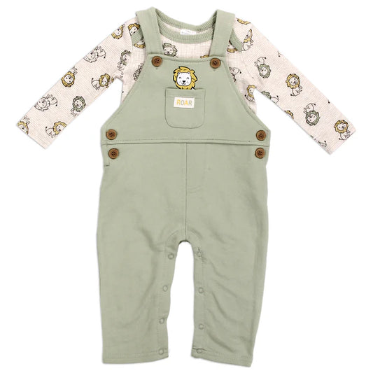 LITTLE BEGINNINGS Boys Newborn 2-Piece Overall Set