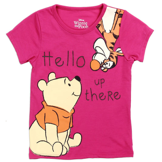 WINNIE THE POOH Girls Short Sleeve T-Shirt
