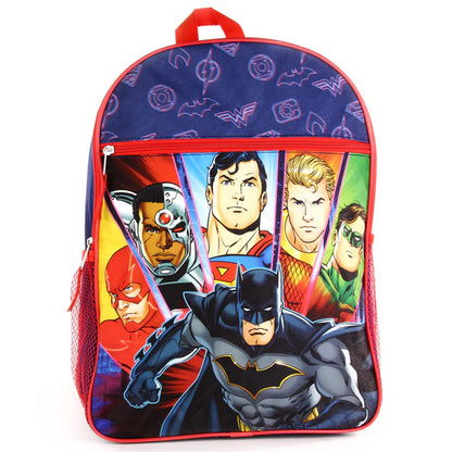 JUSTICE LEAGUE Deluxe 16" Backpack