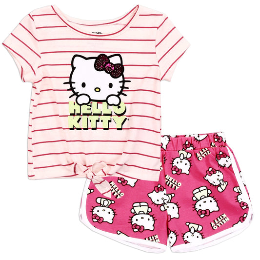 HELLO KITTY Girls 2-Piece Short Set