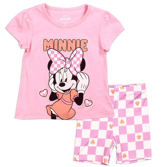 MINNIE MOUSE Girls 2-Piece Short Set