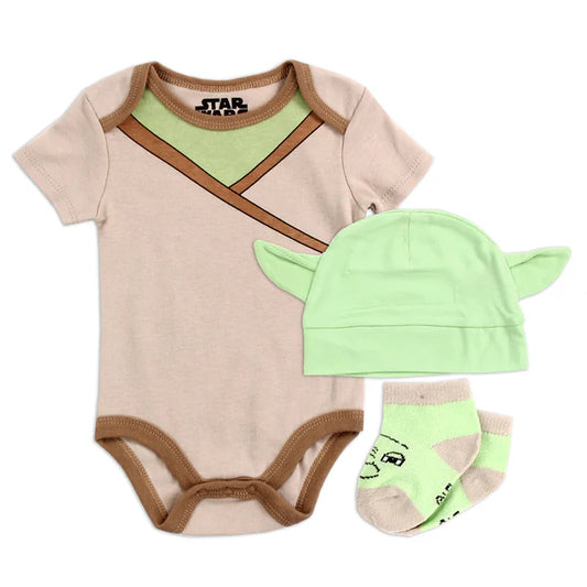 BABY YODA Boys Newborn 3-Piece Set