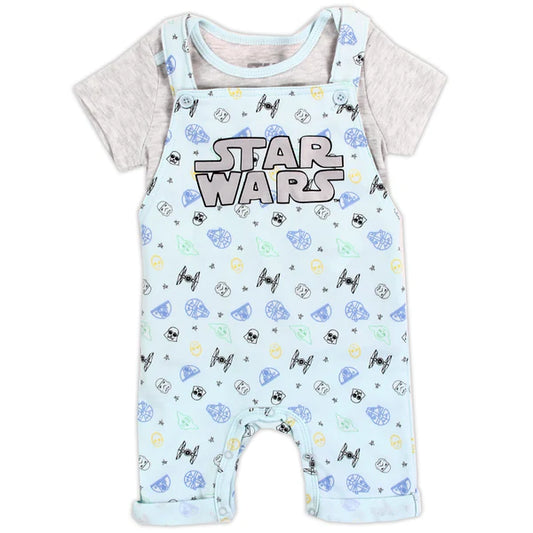 STAR WARS Boys Newborn Shortall Set