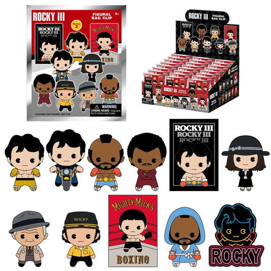 Rocky 3D Foam Bag Clip