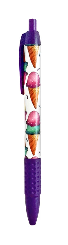 Ice Cream Scented Pen Carded - Set of 6