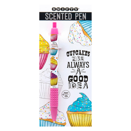 Cupcake Scented Pen Carded - Set of 6