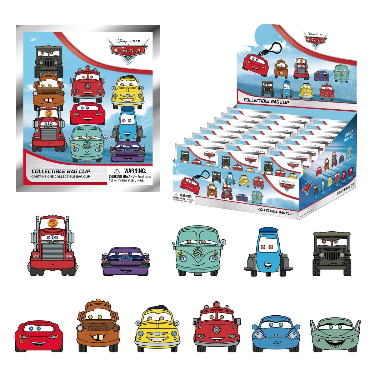 Disney Cars 3D Bag Clip