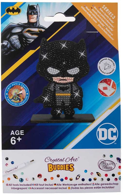 CRAFT BUDDY - BATMAN (BLACK) CRYSTAL ART BUDDY