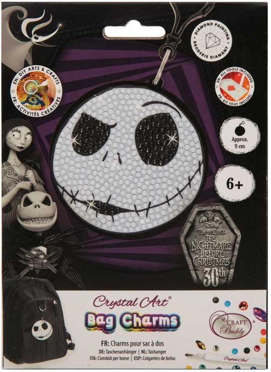 CRAFT BUDDY - JACK SKELLINGTON CRYSTAL ART BAG CHARM