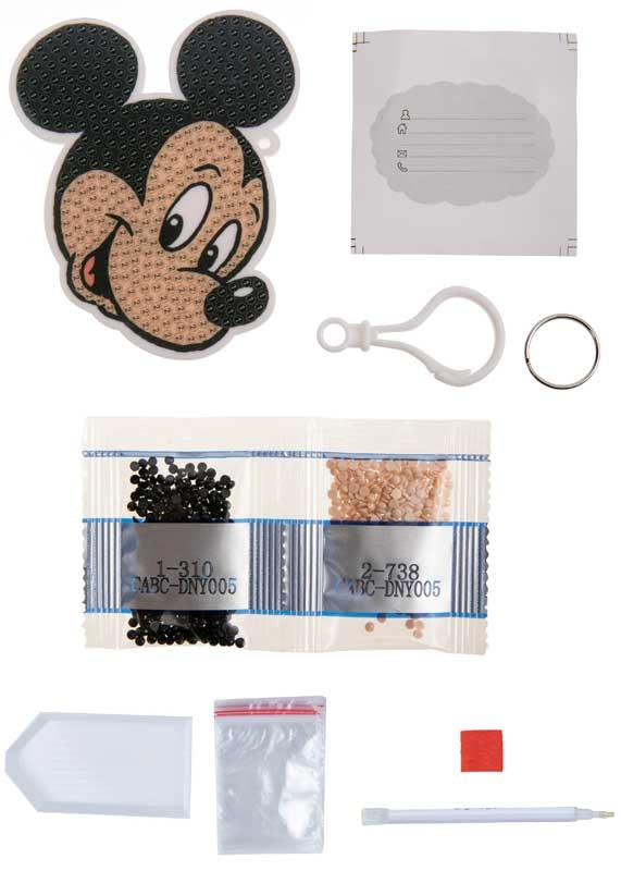 CRAFT BUDDY - MICKEY MOUSE CRYSTAL ART BAG CHARM