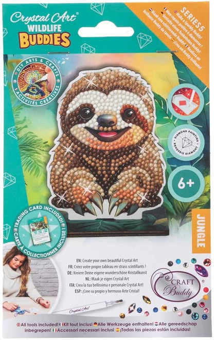 CRAFT BUDDY - SLOTH CRYSTAL ART BUDDY