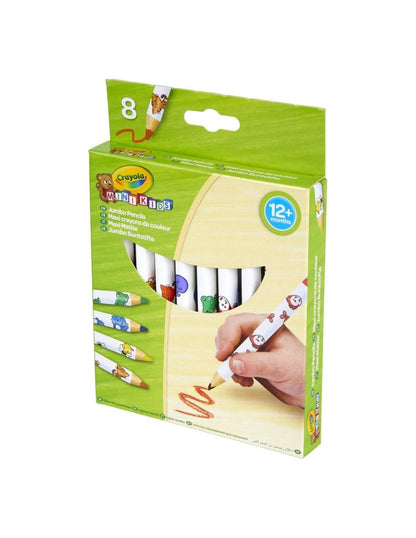 CRAYOLA 8 EASY GRIP JUMBO PENCILS