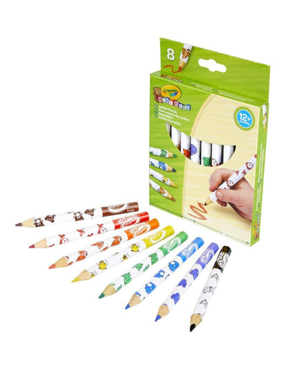 CRAYOLA 8 EASY GRIP JUMBO PENCILS