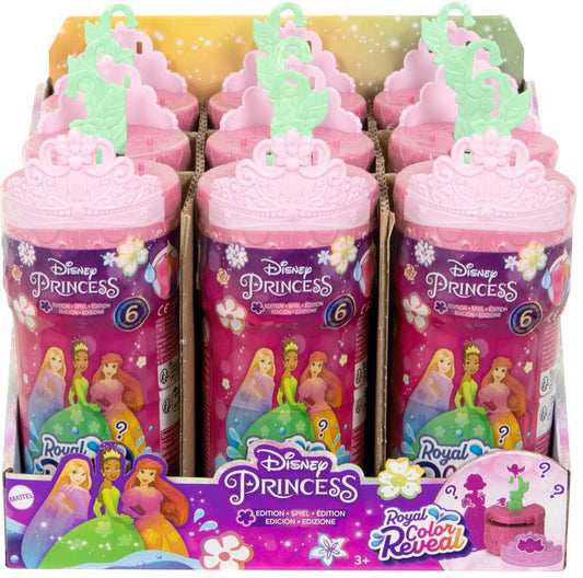 DISNEY PRINCESS COLOUR REVEAL ASSORTED Pack Size: 9