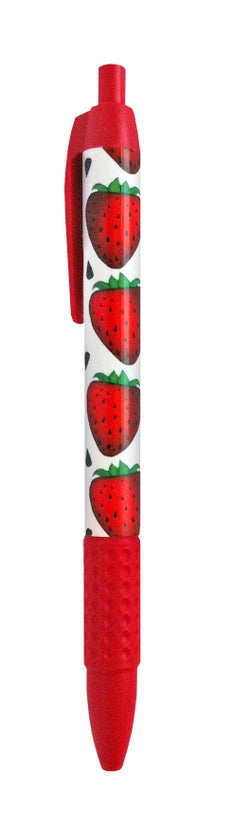 Strawberry Scented Pen Carded - Set of 6