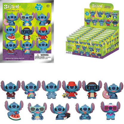 Disney Stitch 3D Foam Bag Clip