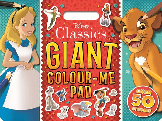 GIANT COLOUR ME PAD DISNEY CLASSICS Pack Size: 32