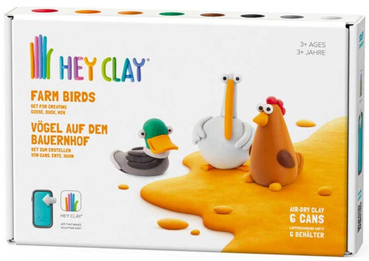 HEY CLAY FARM BIRDS 6 CAN SET