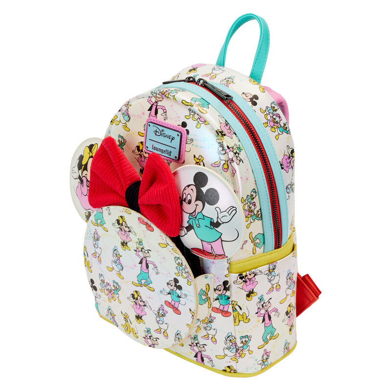 Loungefly Disney 100 Mickey & Friends Classic backpack & ear headband