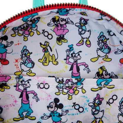 Loungefly Disney 100 Mickey & Friends Classic backpack & ear headband