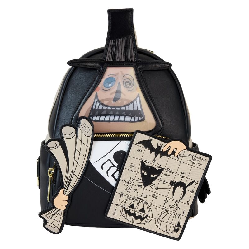 Loungefly Disney The Nightmare Before Christmas Mayor with Plans lenticular backpack