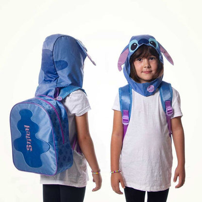 Disney Stitch hooded backpack