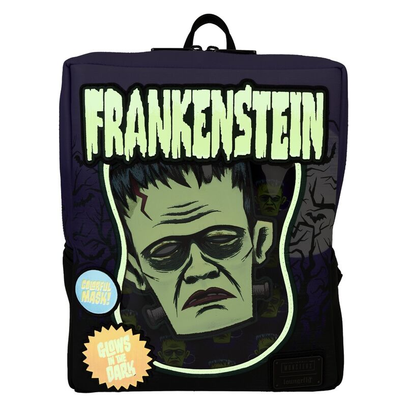 Loungefly Universal Monster Frankenstein Neon Mask backpack