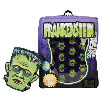 Loungefly Universal Monster Frankenstein Neon Mask backpack