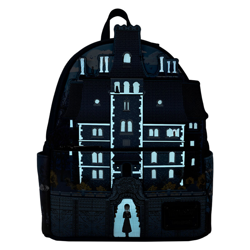 Loungefly Wednesday Nevermore Academy backpack