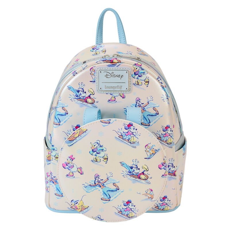 Loungefly Disney Mickey and Friends Winter Wonderland backpack & headband set